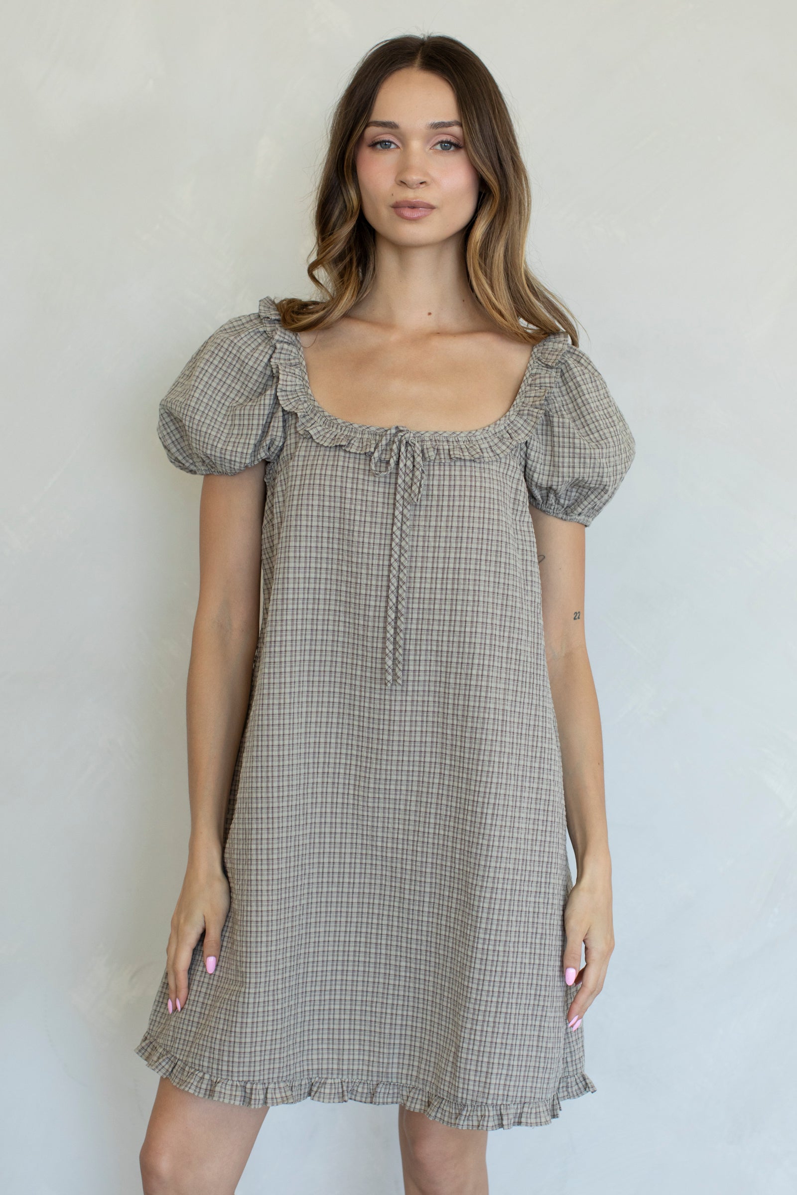 presley mini dress Presley Sleeveless Corset Polka Dot Print Mini Dress White Miss Match Group Inc