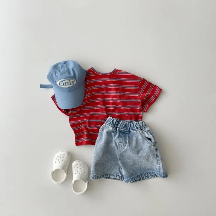 Cherry Striped Tee