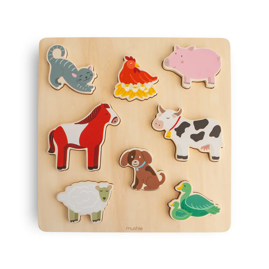 Mushie: Wooden Puzzle