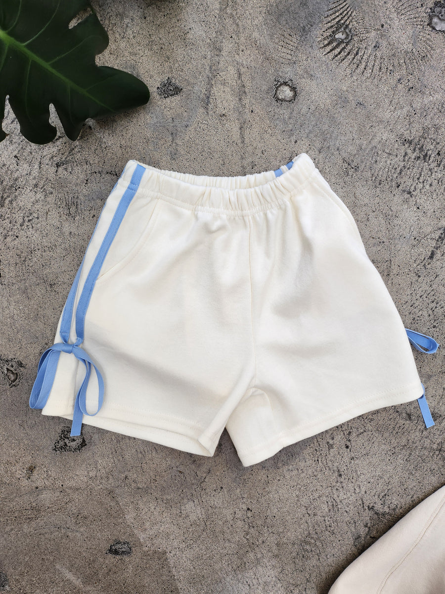 Ribbon Tie Track Shorts