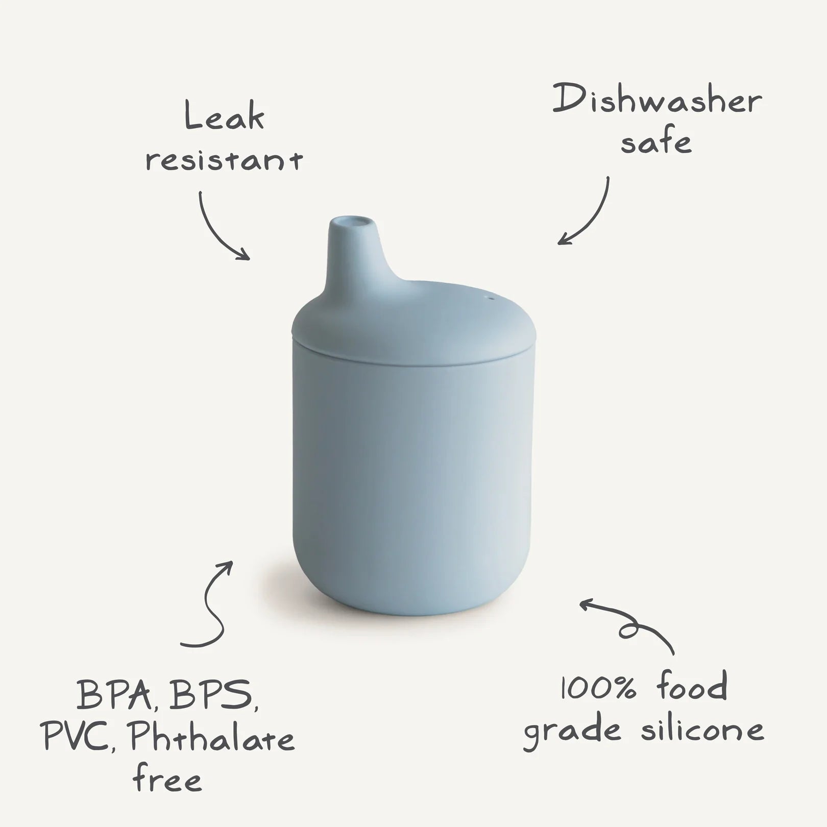 Mushie: Silicone Sippy Cup