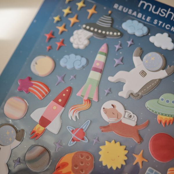 Mushie: Reusable Sticker Set
