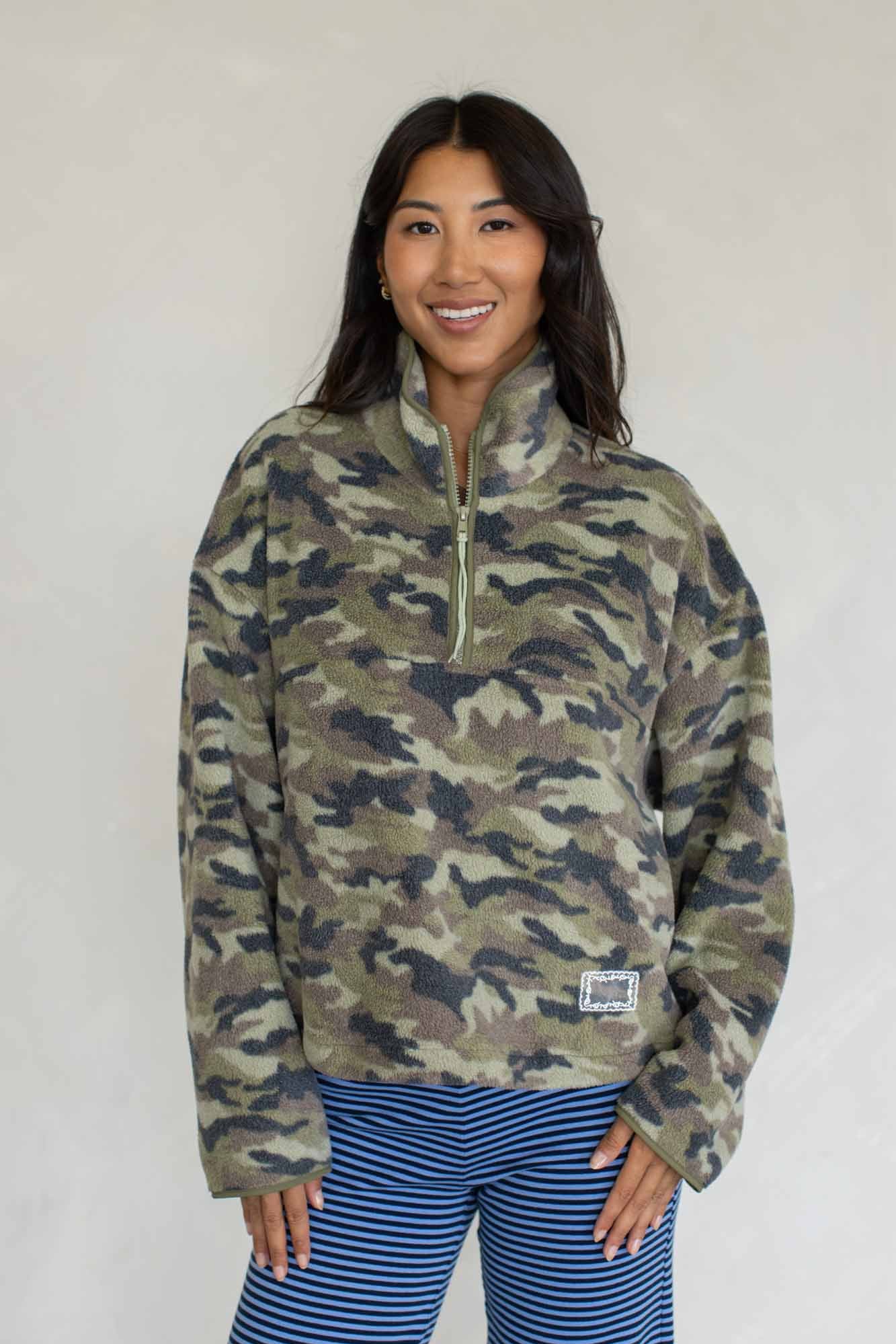 PRE-ORDER: Cameron Fleece Quarter Zip Pullover