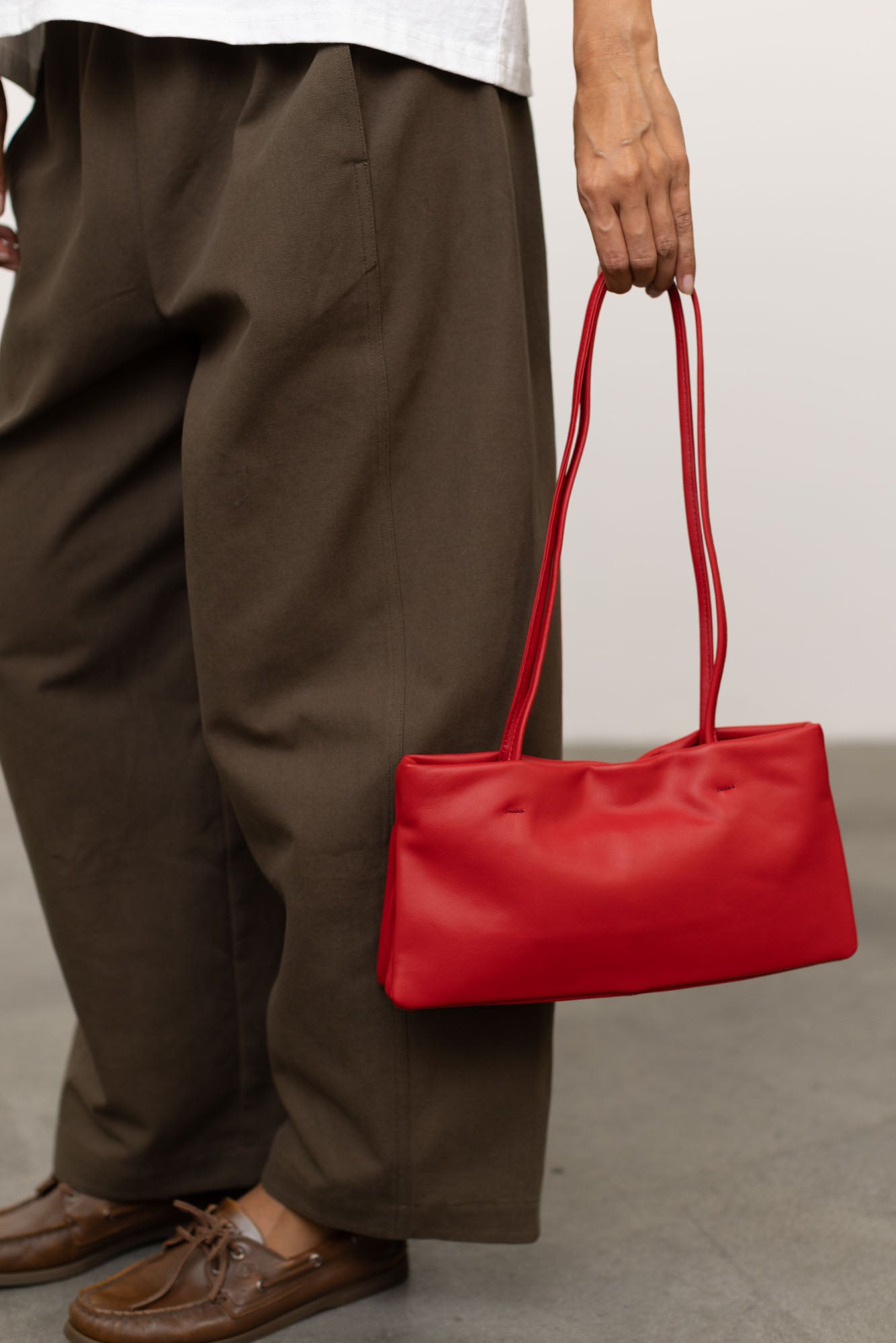 Pleated Shoulder Bag