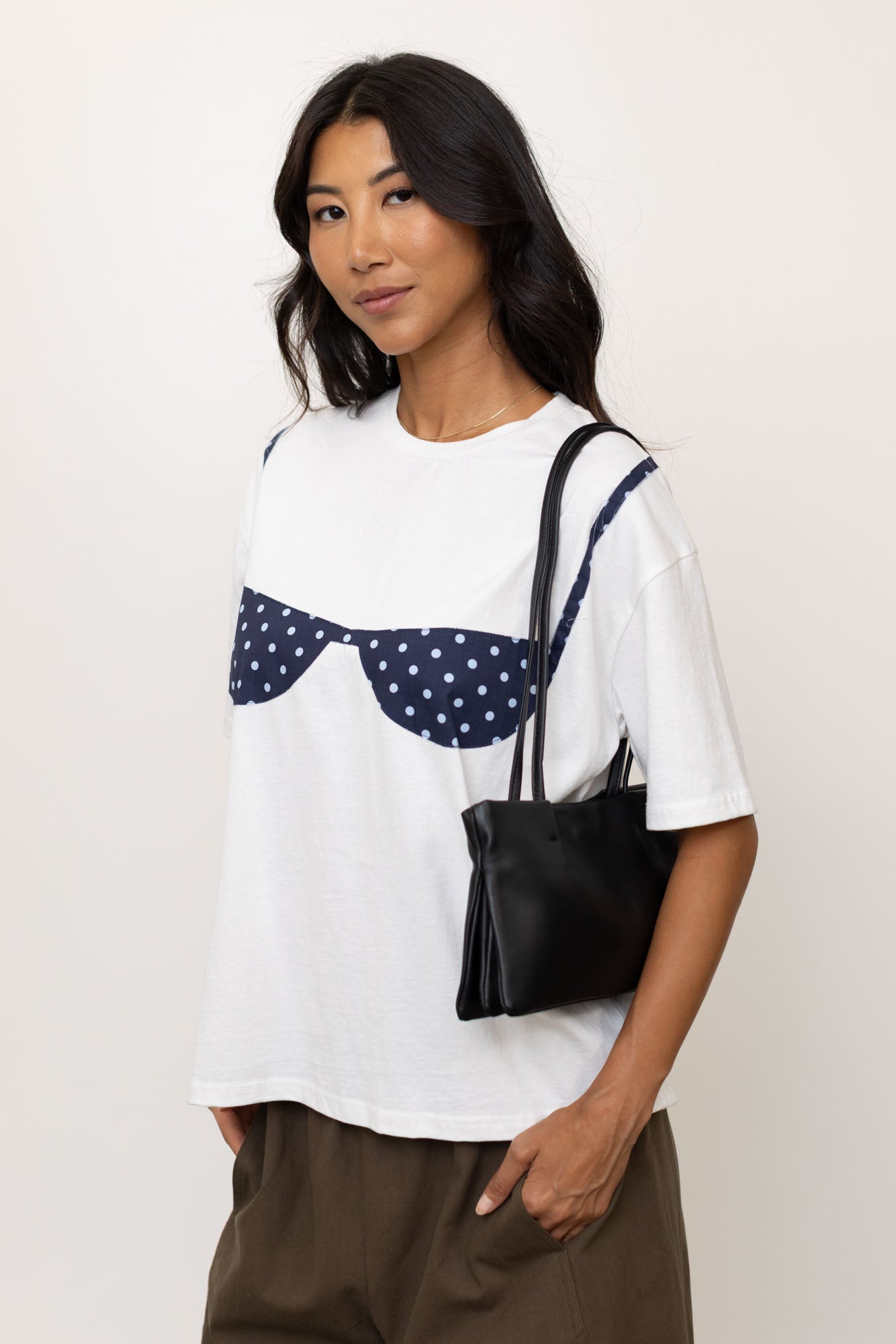 Pleated Shoulder Bag