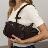 Buckle Baguette Bag