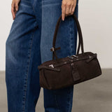 Buckle Baguette Bag