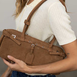 Buckle Baguette Bag