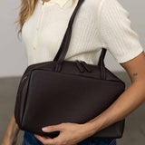 Brioche Leather Shoulder Bag